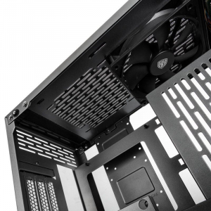Kolink Rocket Heavy táp nélküli ablakos Mini-ITX ház Gunmetal